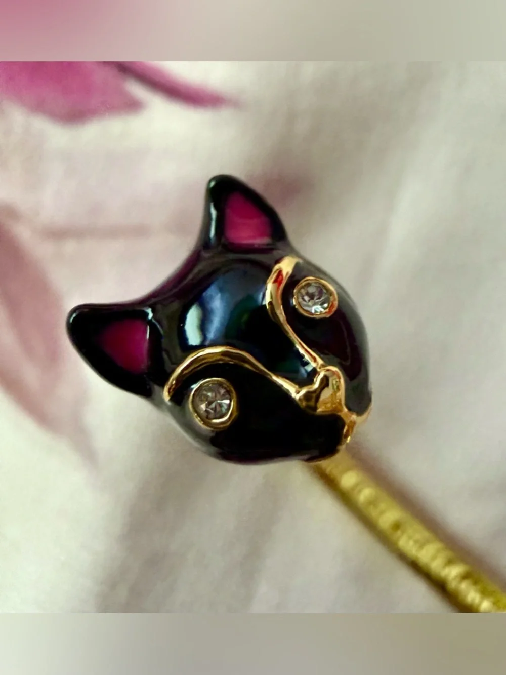 Kate Spade House Cat Hinged Cuff Bracelet - Picture 2 of 8